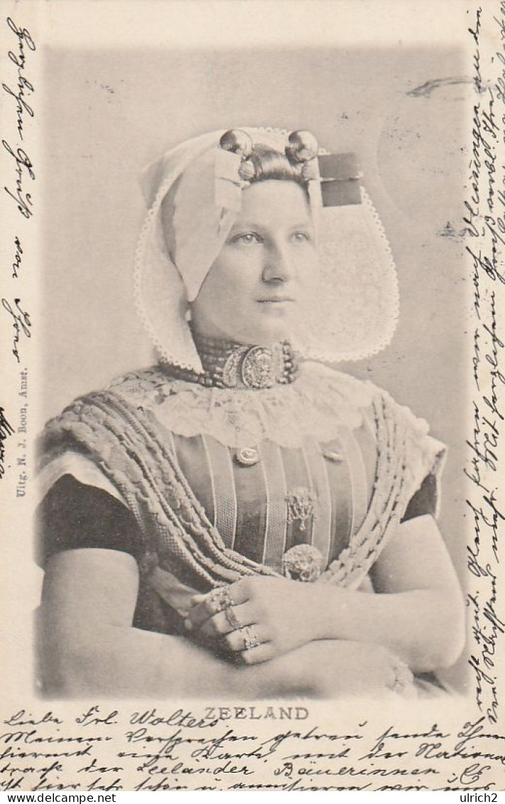 AK Zeeland - Frau In Tracht - 1900 (69127) - Personen