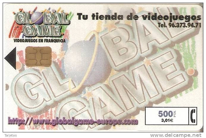 P-392 TARJETA DE GLOBAL GAME DE PLAYSTATION DEL 7/99 Y TIRADA 5000  (NUEVA-MINT) - Privé-uitgaven