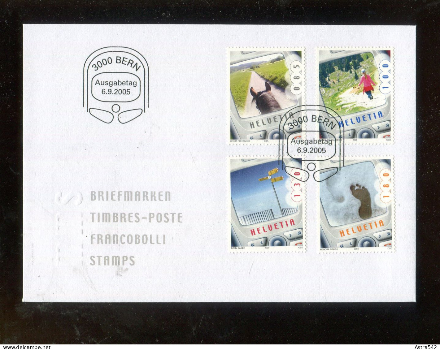 "SCHWEIZ" 2005, Mi. 1929-1932 FDC (A1259) - FDC