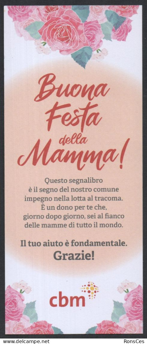 ITALIA - SEGNALIBRO / BOOKMARK - BUONA FESTA DELLA MAMMA - CBM ITALIA ONLUS - I - Marque-Pages