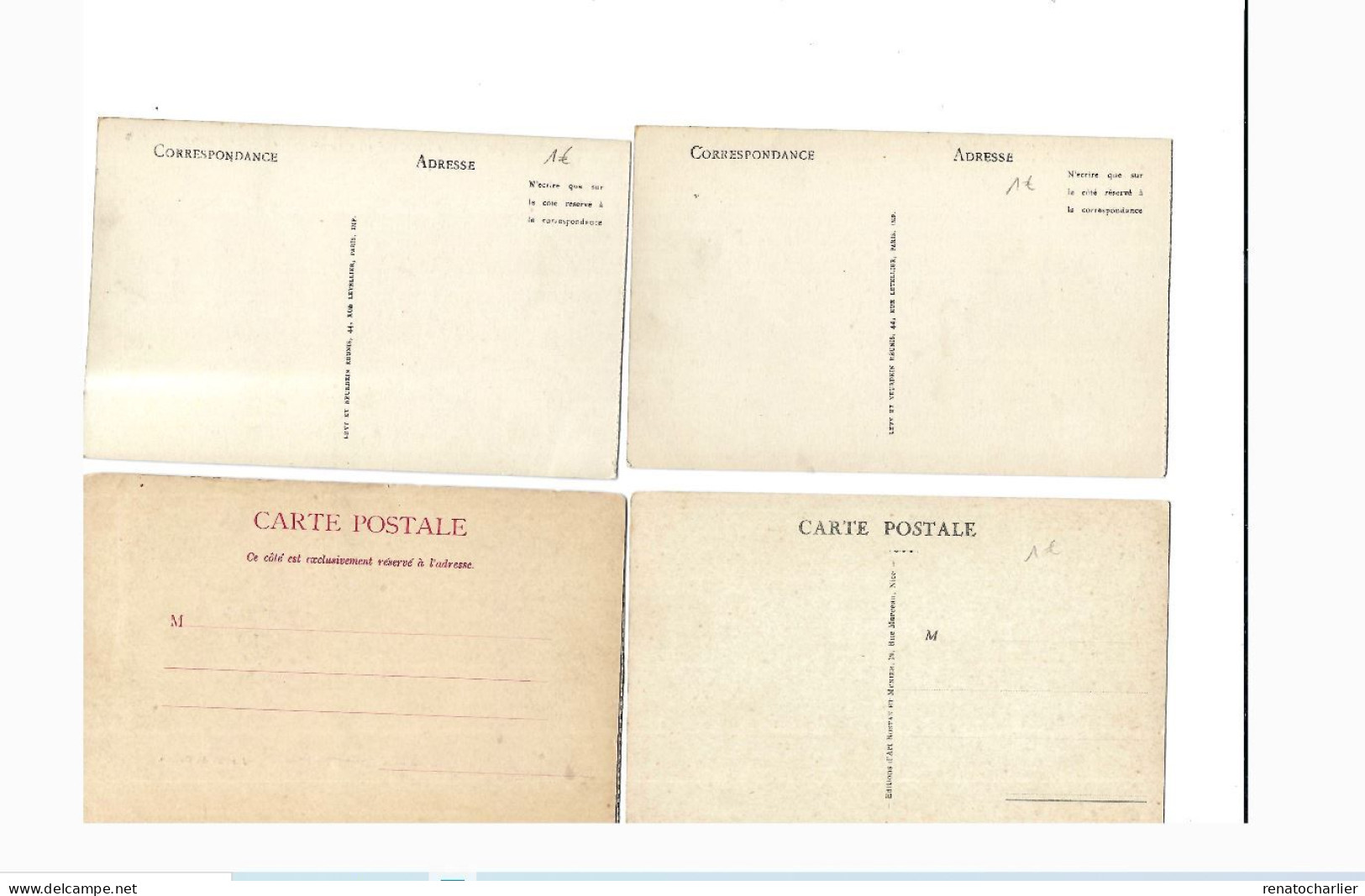 Lot De 8 Cartes Postales"Monaco". - Collections & Lots