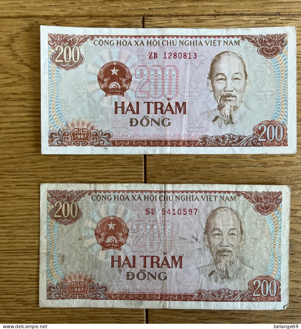 Lot De 7 Billets - Vietnam - A Voir ! - Viêt-Nam