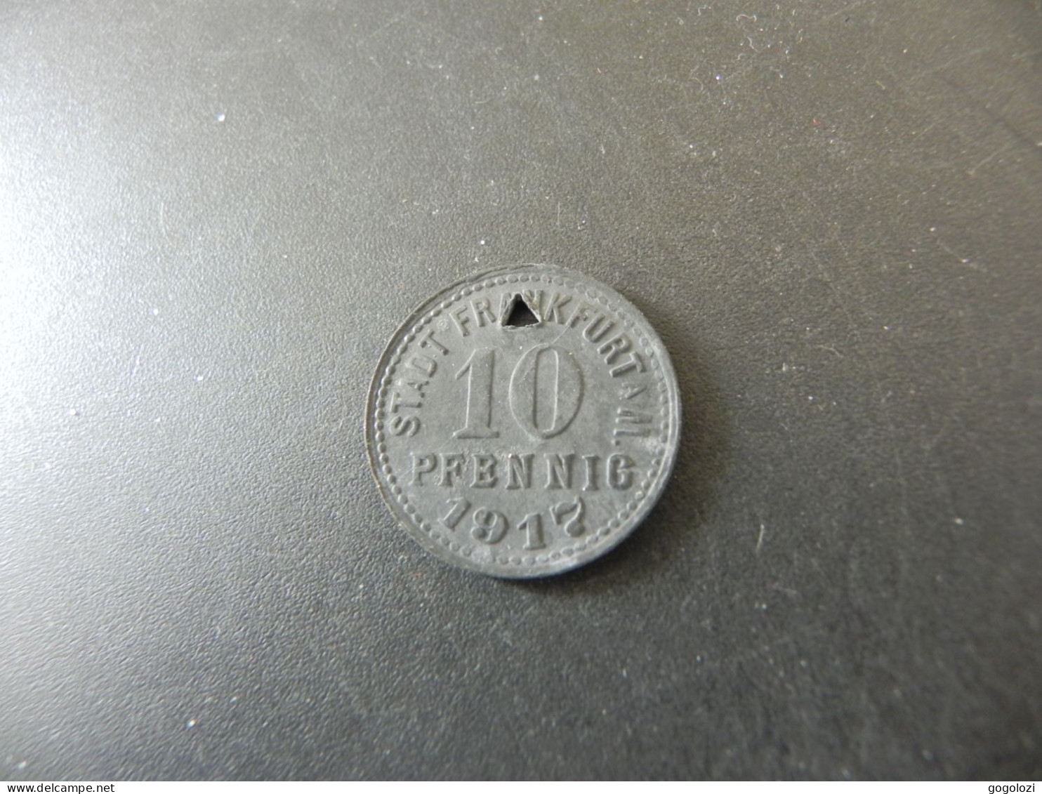 Deutschland Germany Stadt Frankfurt Am Main 10 Pennig 1917 - 10 Pfennig