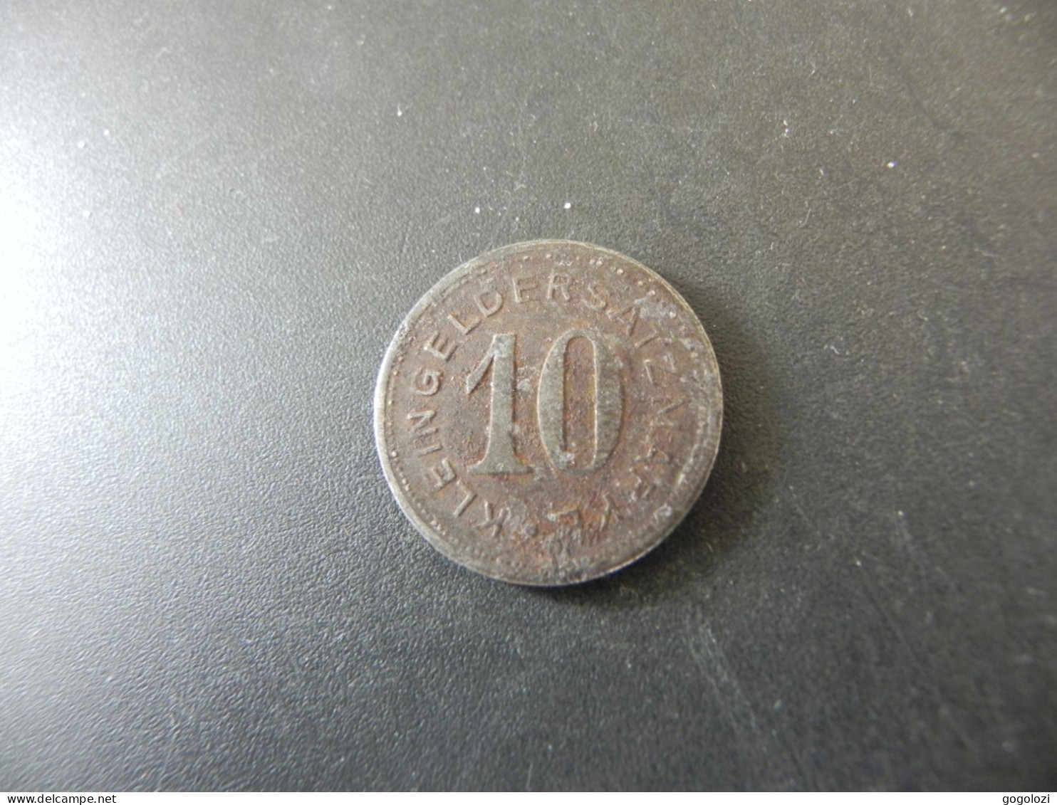 Deutschland Germany Stadt Pirmasens 10 Pfennig 1919 - Kleingeldersatz - 10 Rentenpfennig & 10 Reichspfennig