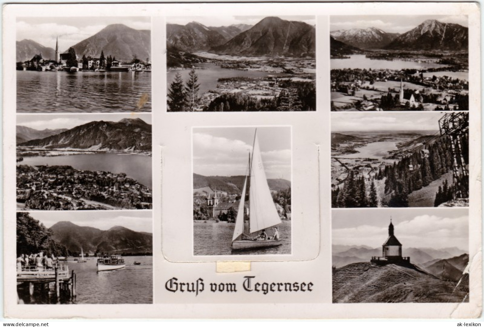 Ansichtskarte Bad Wiessee Leporello Mehrbildkarte Tegernsee 1959 Leporello - Bad Wiessee