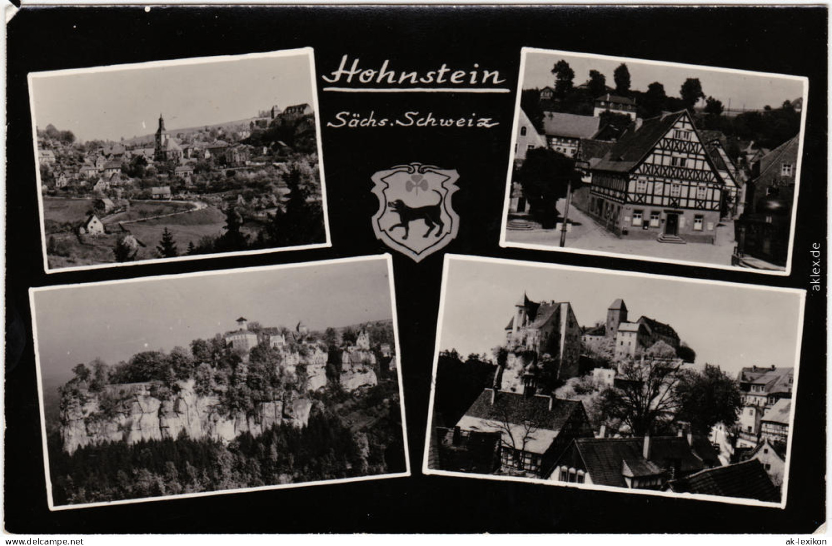 Hohnstein (Sächs. Schweiz) 4 Bild Sächs, Schweiz 1959 - Hohnstein (Saechs. Schweiz)