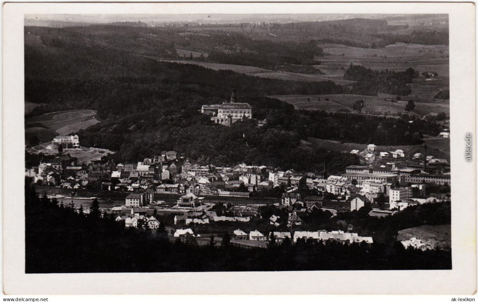 Nachod Náchod Blick Auf Die Stadt Foto Ansichtskarte 1930 - Czech Republic