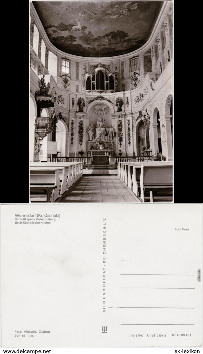 Wermsdorf Schloßkapelle Hubertusburg - Jetzt Katholische Kirche 1975 - Wermsdorf