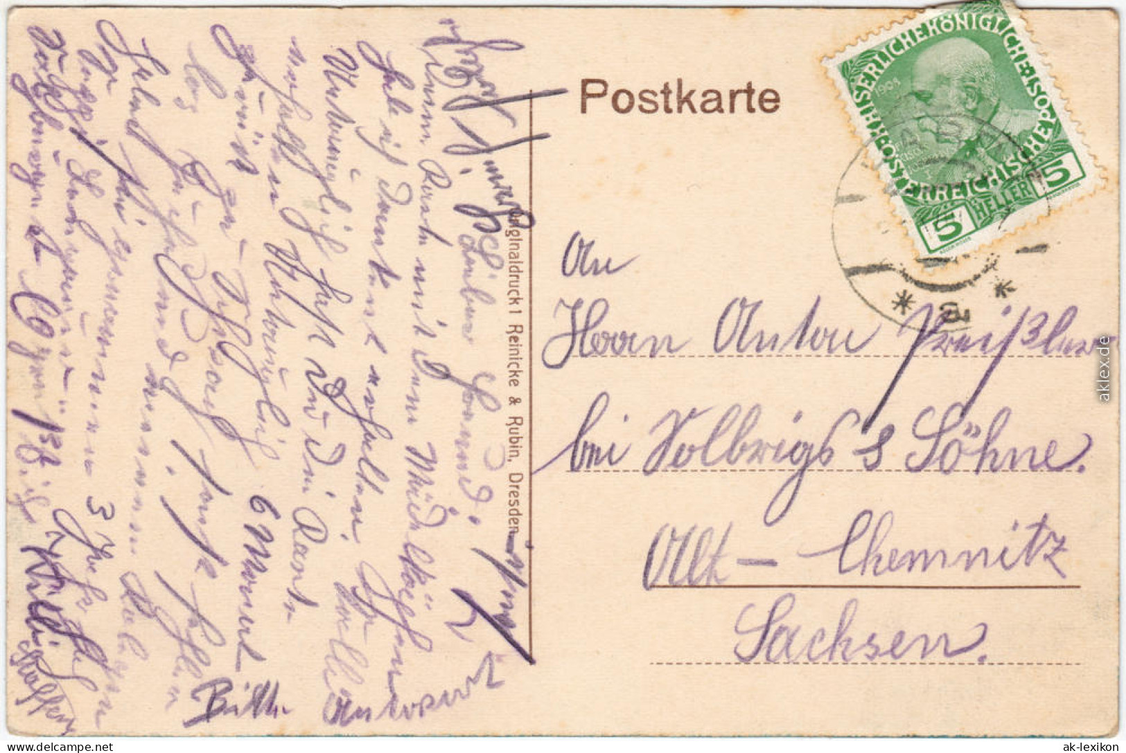 Bregenz Dampfer - Hafen Einfahrt Colorierte Ansichtskarte Vorarlberg  1912 - Sonstige & Ohne Zuordnung