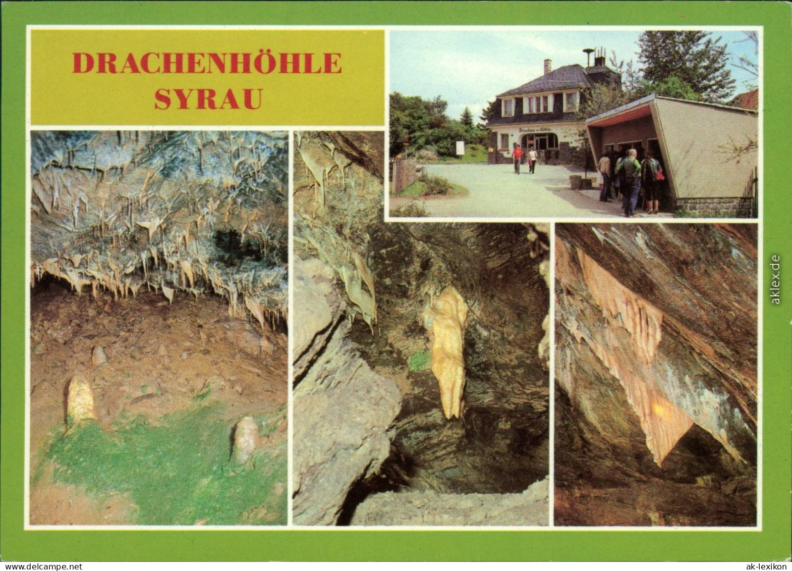 Syrau (Vogtland) Drachenhöhle -  Kristallkeller, Menschenähnlicher Figur,  1983 - Syrau (Vogtland)