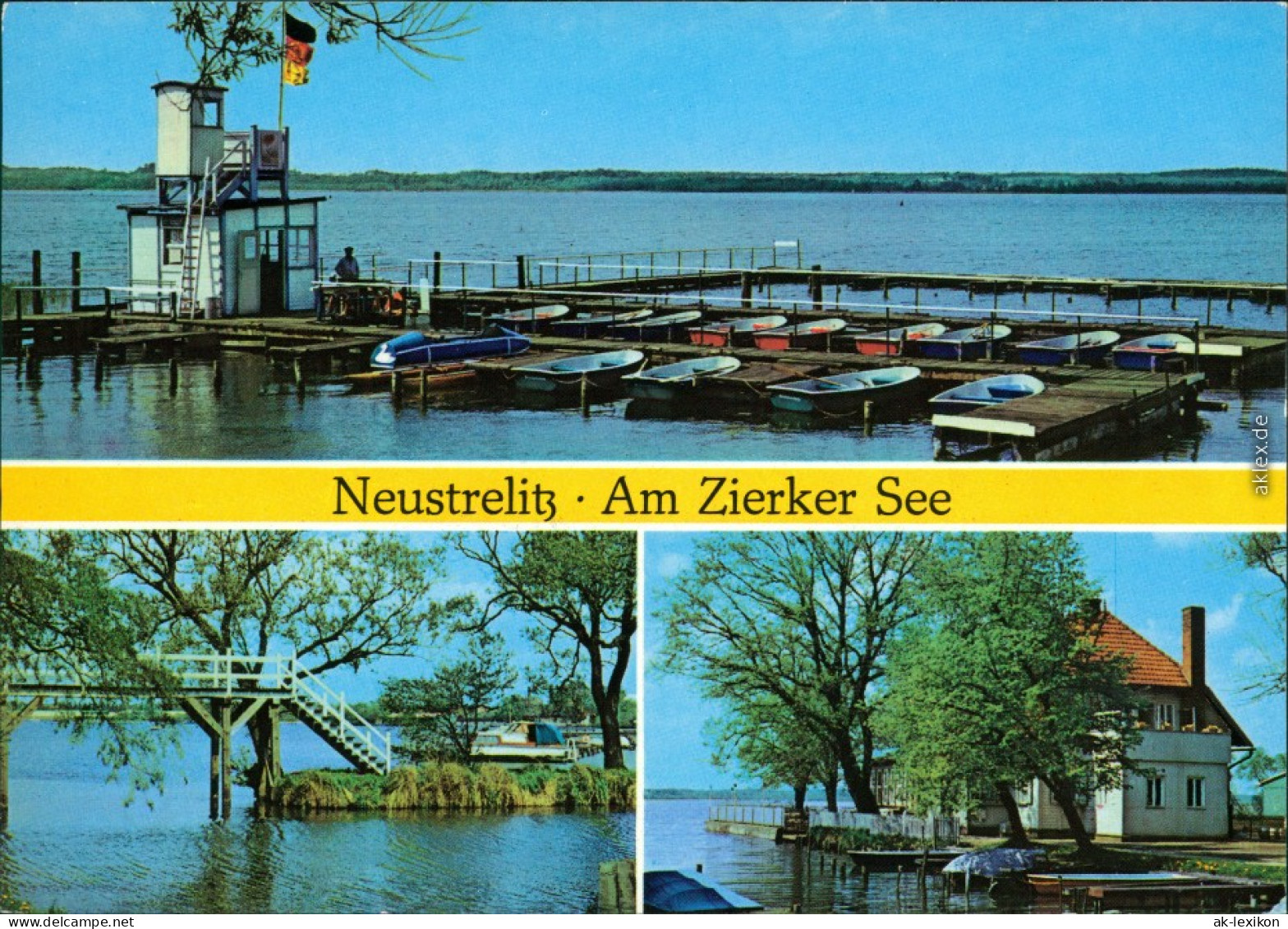 Ansichtskarte Ansichtskarte Neustrelitz Zierker See 1978 - Neustrelitz