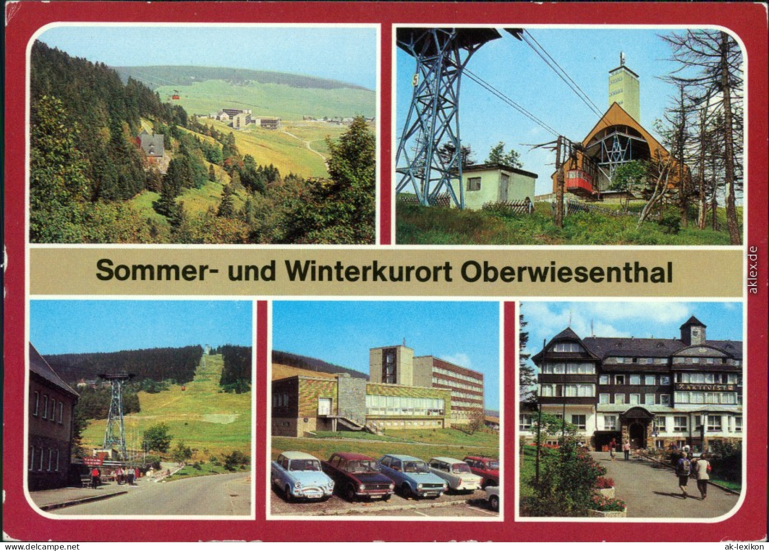 Oberwiesenthal Jugendtouristenhotel,  FDGB-Erholungsheim  Erholungsheim 1984 - Oberwiesenthal