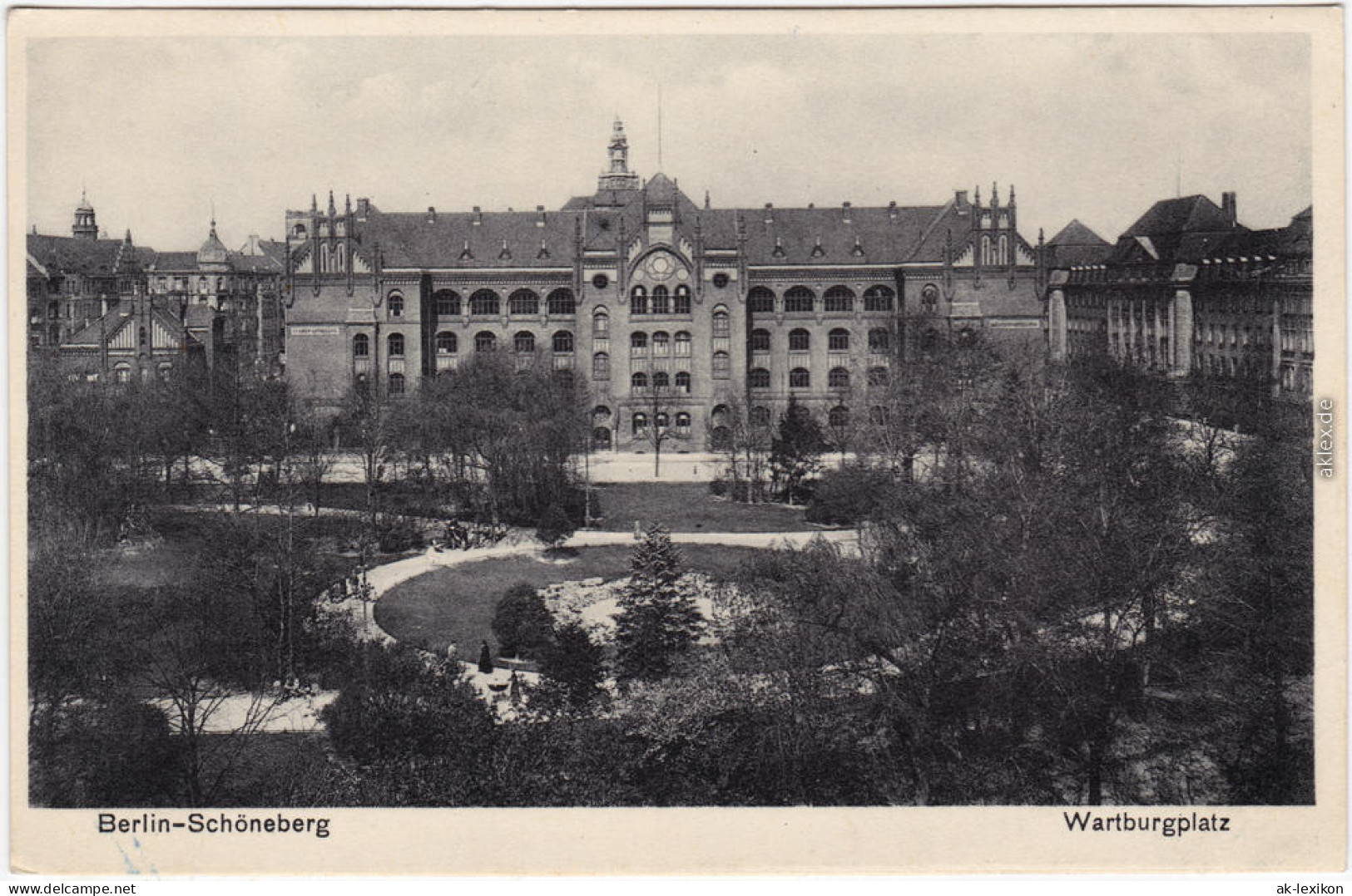 Ansichtskarte Schöneberg Berlin Partie Am Wartburgplatz 1922 - Schöneberg
