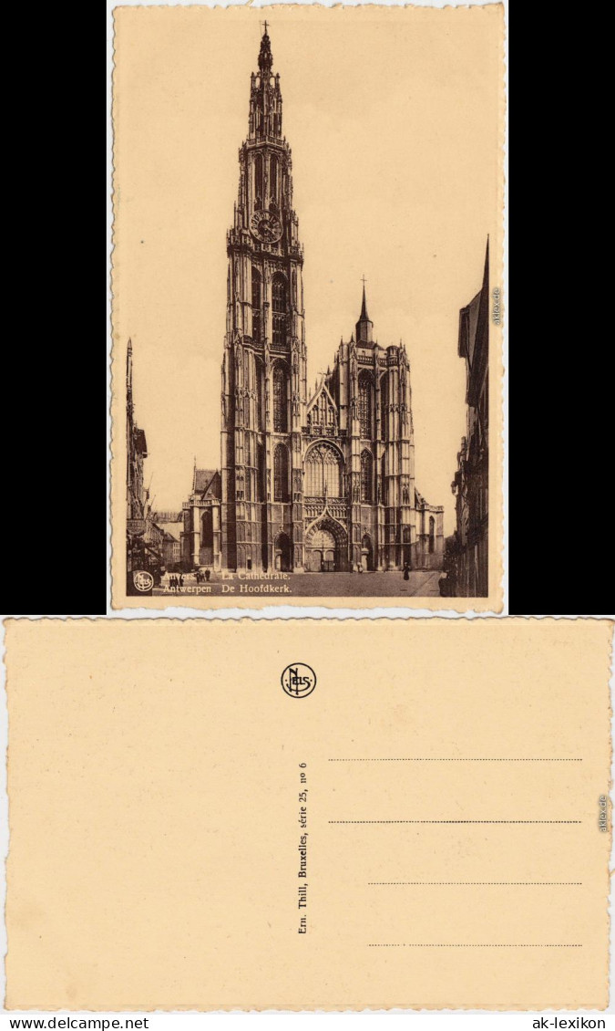 Antwerpen Anvers Kathedrale Zu Antwerpen &#47; Hofkirche 1940 - Sonstige & Ohne Zuordnung