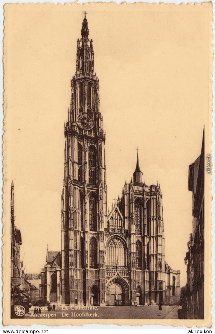 Antwerpen Anvers Kathedrale Zu Antwerpen &#47; Hofkirche 1940 - Andere & Zonder Classificatie