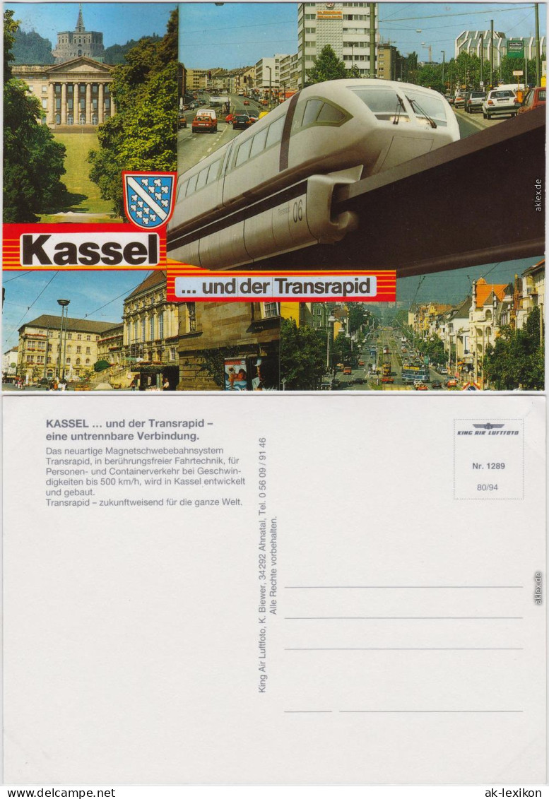 Bad Wilhelmshöhe Kassel Cassel Mehrbild: Ua Wilhelmshöhe - Transrapid 1994 - Kassel