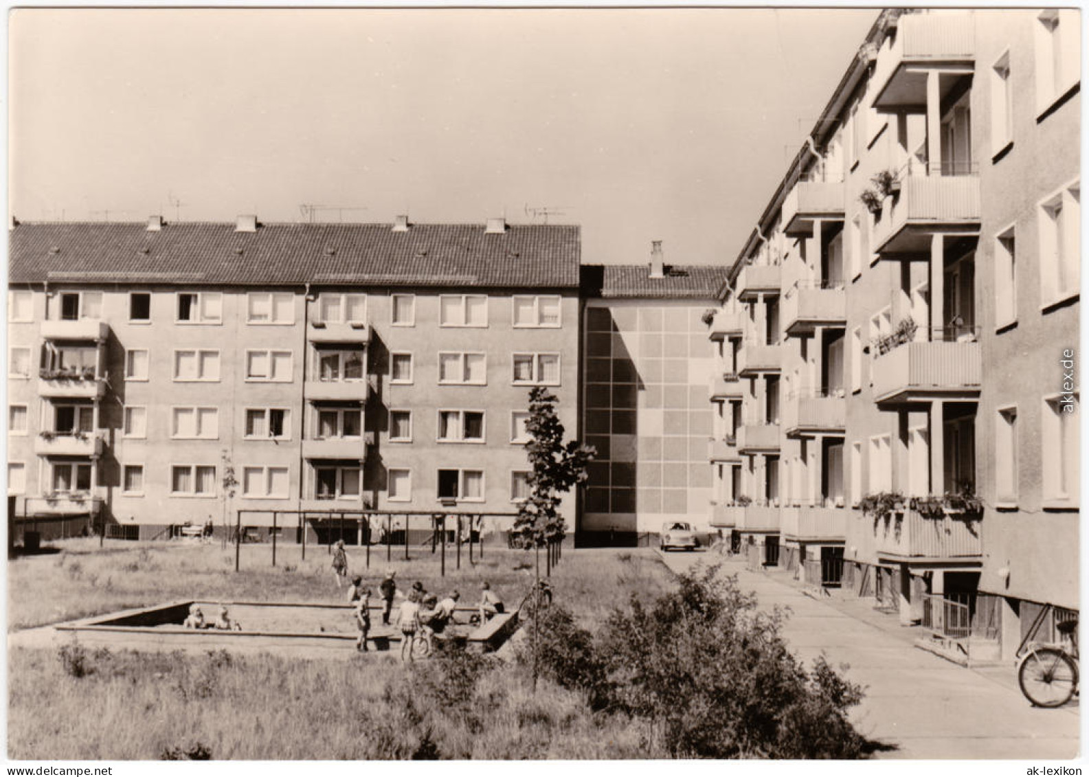 Elsterwerda Wikow Pappelweg - Schulstraße  Foto Ansichtskarte  1973 - Elsterwerda