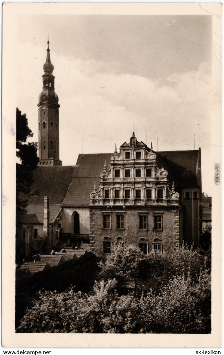 Zittau Museumsgiebel Und Klosterkirche Oberlausitz  1953 - Zittau