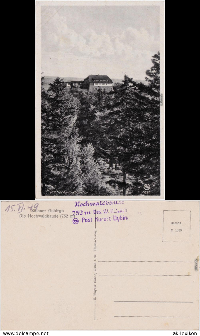 Oybin Die Hochwaldbaude - Zittauer Gebirge B Zittau  1949 - Oybin