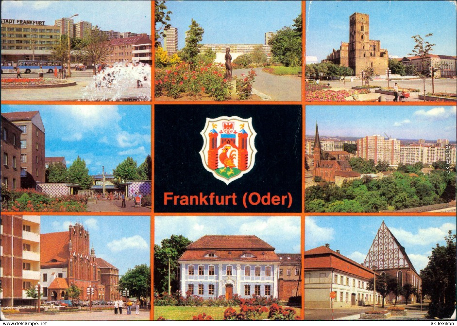 Frankfurt (Oder) Karl-Marx-Straße, Rathaus Collegienhaus Mit Stadtarchiv G1984 - Frankfurt A. D. Oder