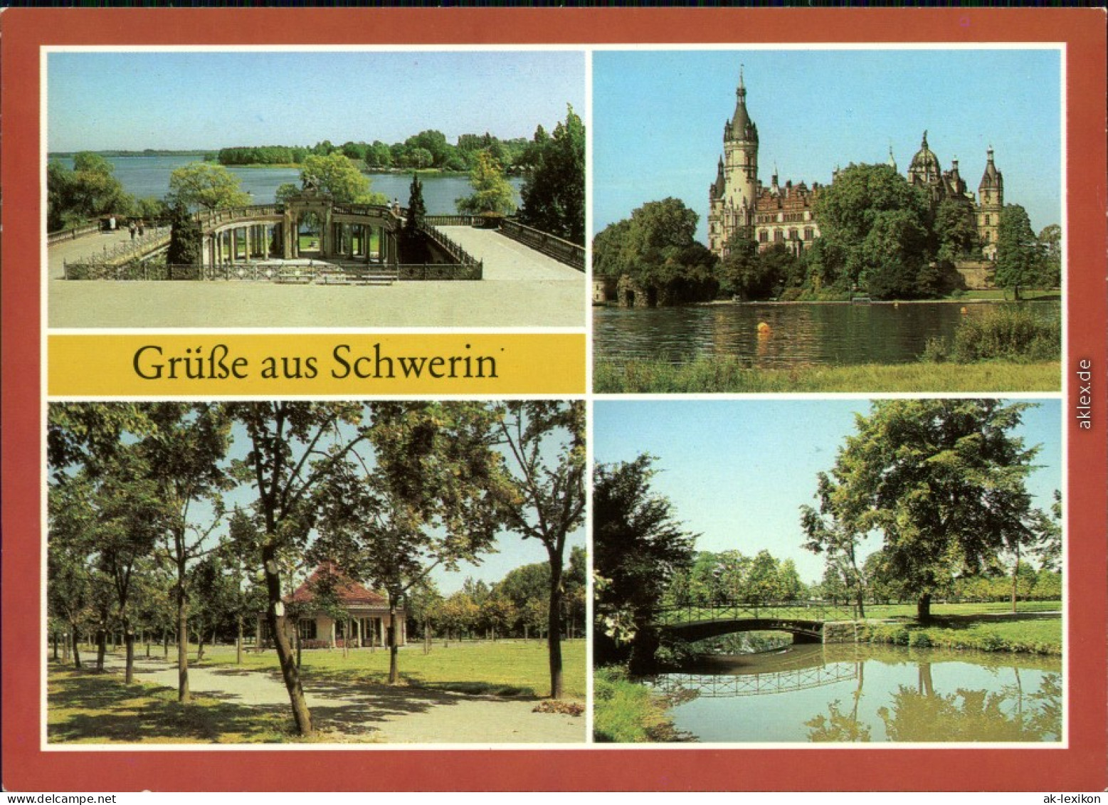 Schwerin Orangerie, Schweriner Schloss, Pavillon Im Schloßgarten 1985 - Schwerin