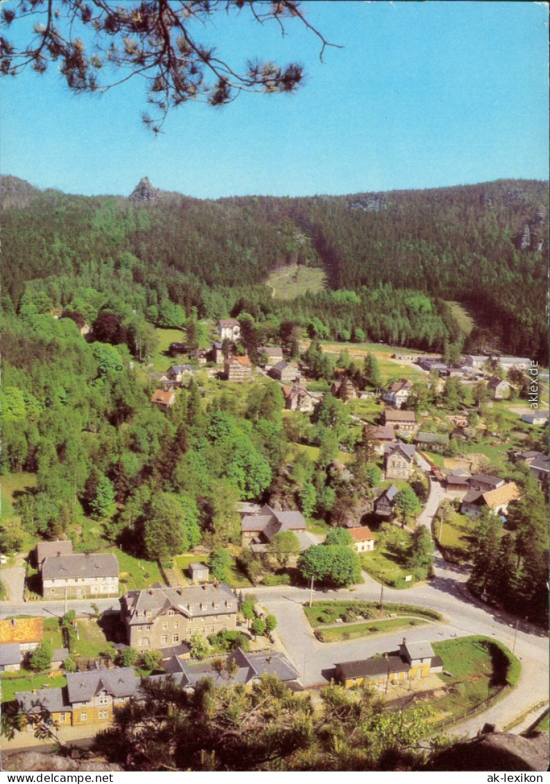 Ansichtskarte Oybin Panoramablick 1981 - Oybin