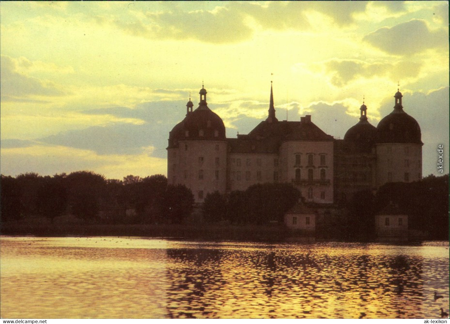 Ansichtskarte Ansichtskarte Moritzburg Kgl. Jagdschloss In Der Dämmerung 1981 - Moritzburg