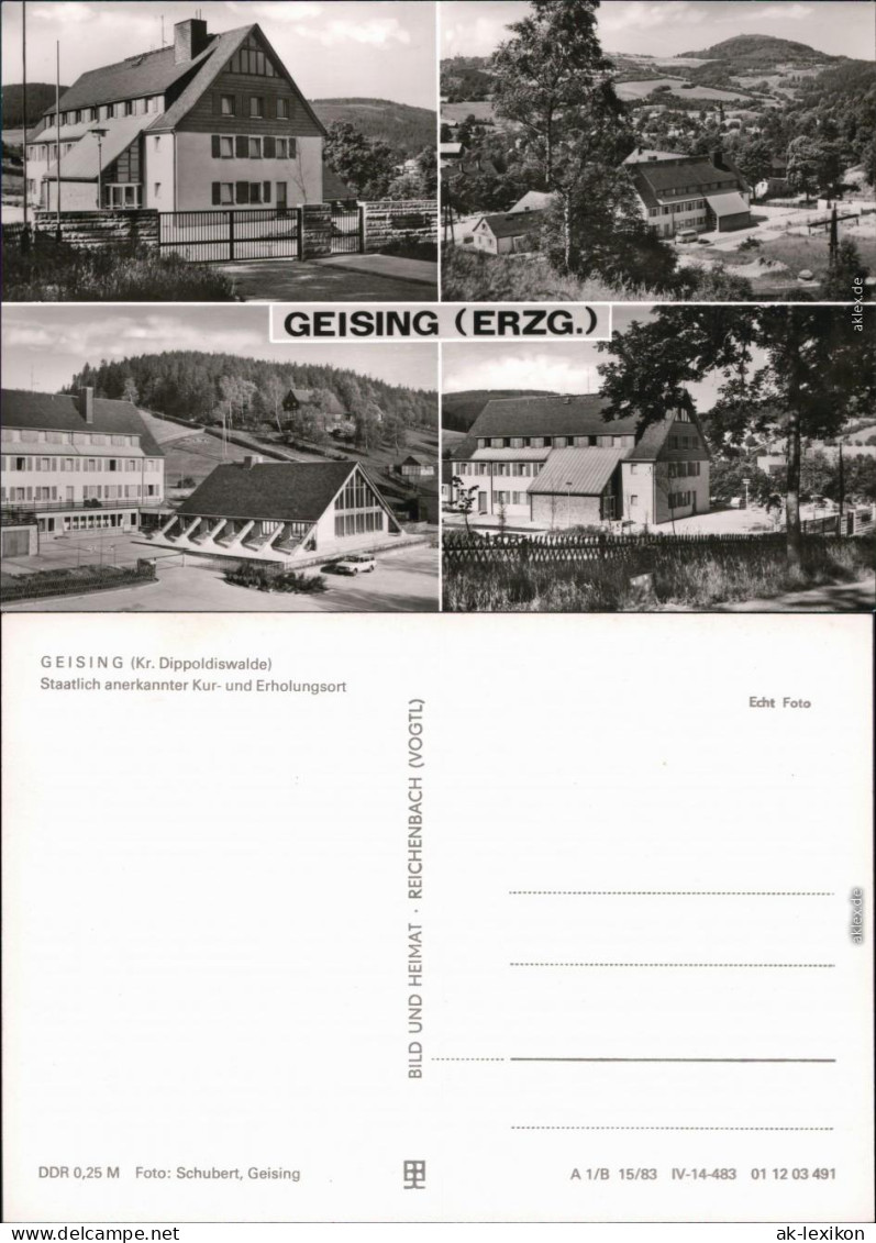 Löwenhain-Altenberg (Erzgebirge) Verschiedene Ansichten Von Der Kuranlage 1983 - Geising