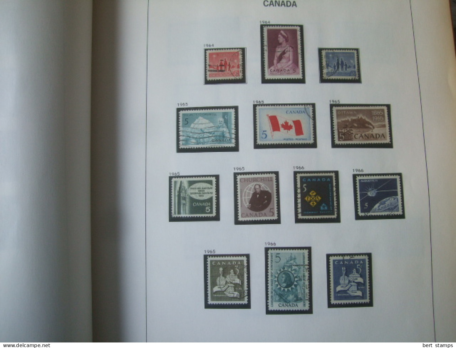 Collection Canada in Davo album till 1994 mint and used