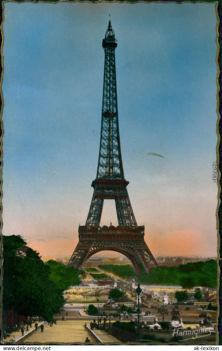 Ansichtskarte Paris Eiffelturm 1960 - Eiffelturm