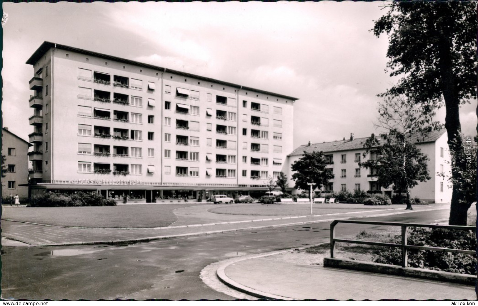 Ansichtskarte Erlangen Berliner Platz - Hochhaus 1955  - Erlangen