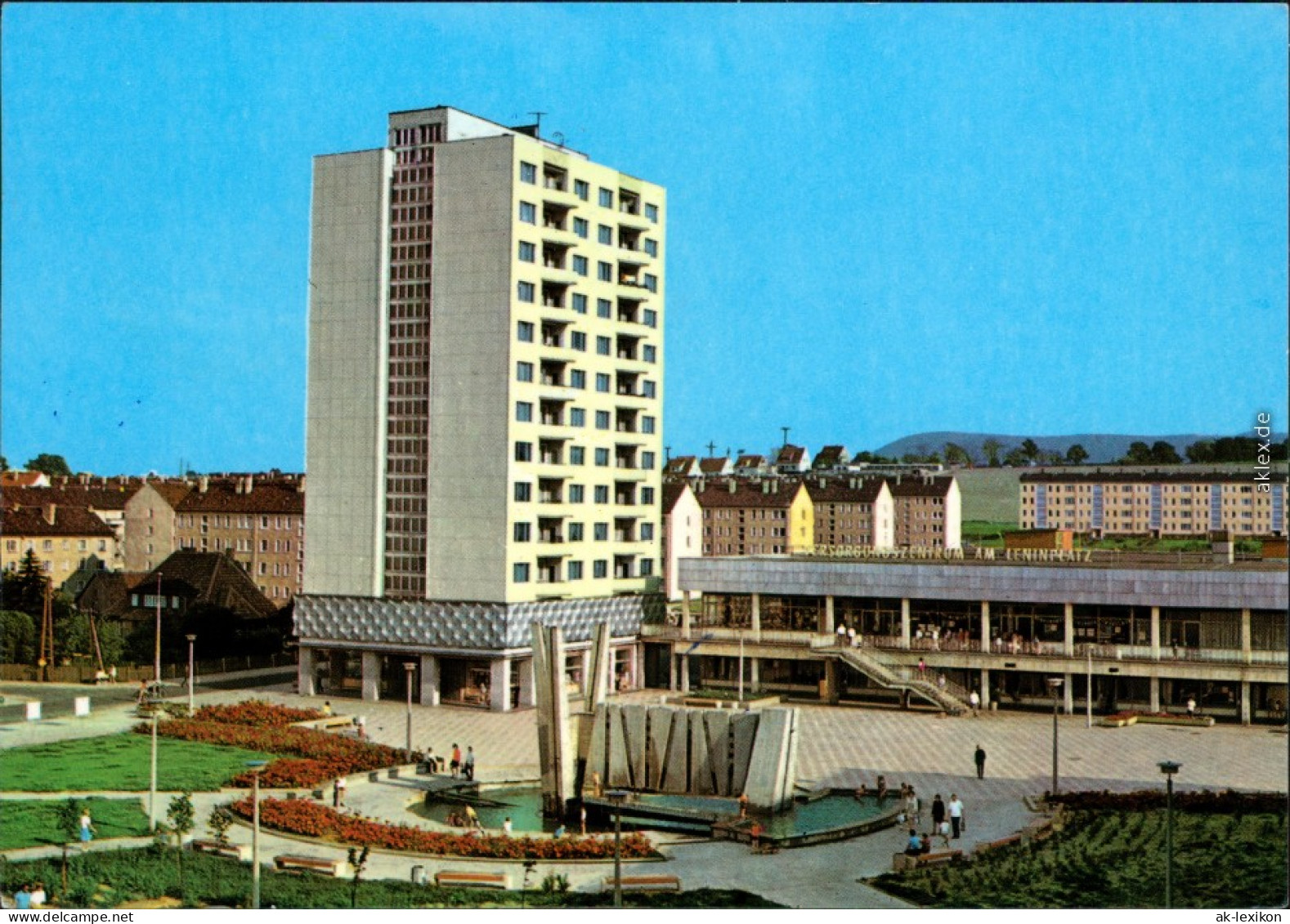 Ansichtskarte Bad Salzungen Leninplatz 1974 - Bad Salzungen