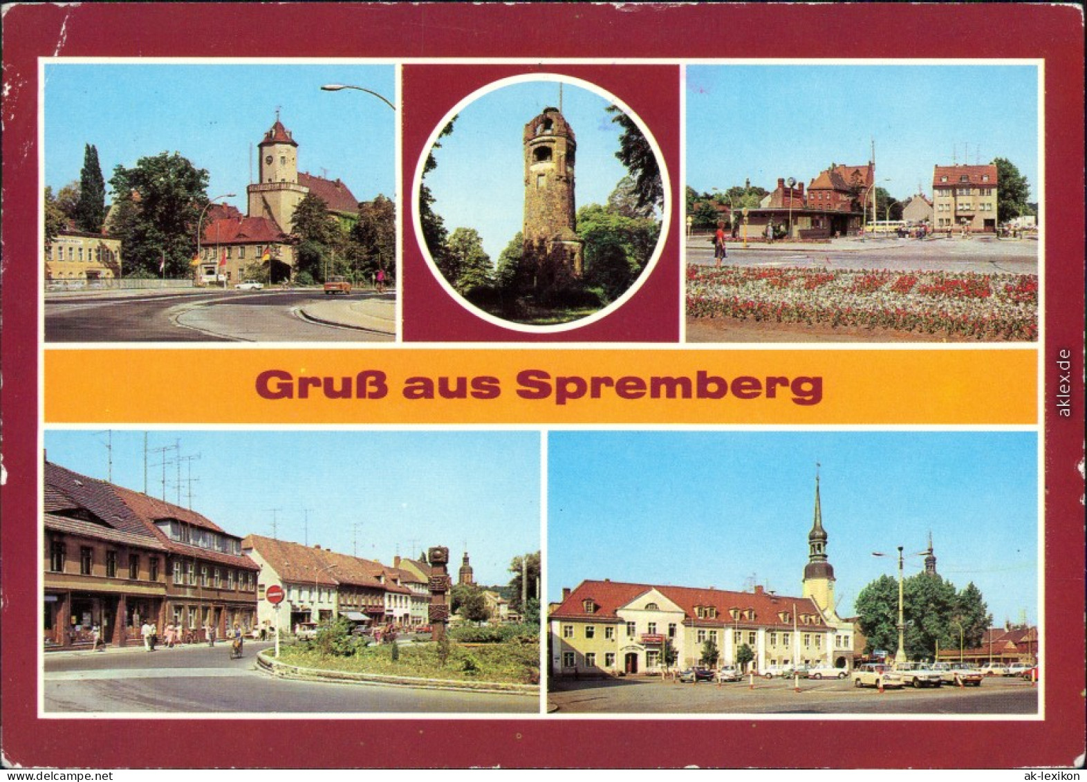 Spremberg  Busbahnhof, Clara-Zetkin-Straße 1985 - Spremberg