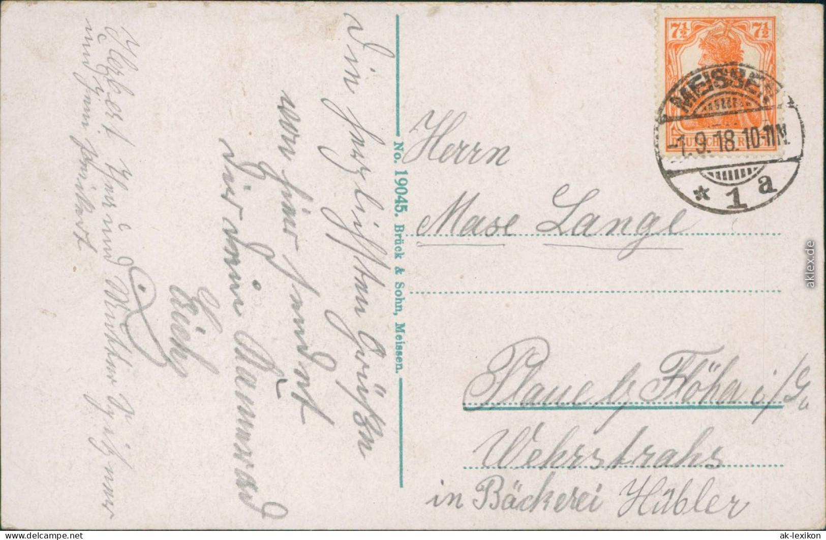Ansichtskarte Meißen Dom 1918 - Meissen