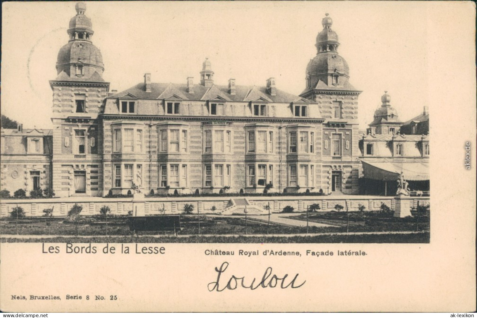 Ansichtskarte Houyet Château Royal D'Ardenne 1905 - Sonstige & Ohne Zuordnung