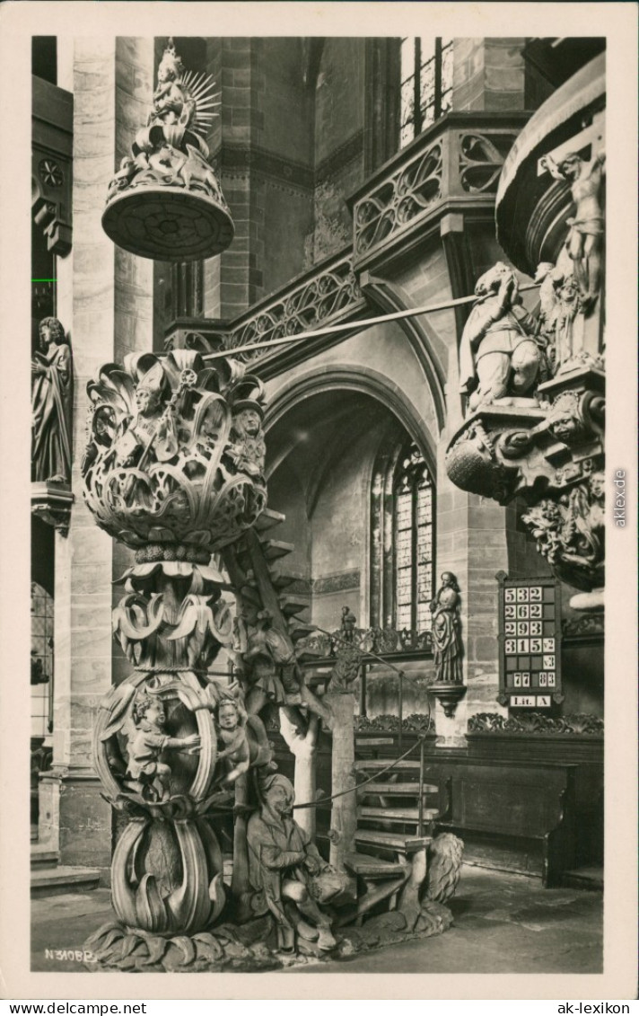 Ansichtskarte Freiberg (Sachsen) Dom St. Marien 1955 - Freiberg (Sachsen)