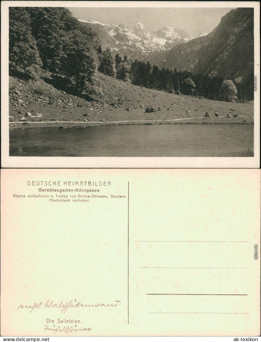 Ansichtskarte Berchtesgaden Obersee - Die Salletalpe 1929 - Berchtesgaden
