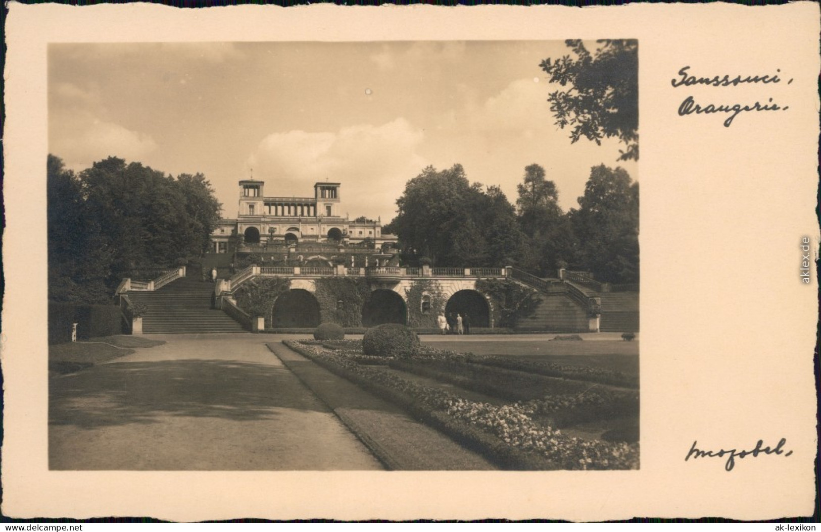 Ansichtskarte Potsdam Sanssouci Orangerie 1932 - Potsdam