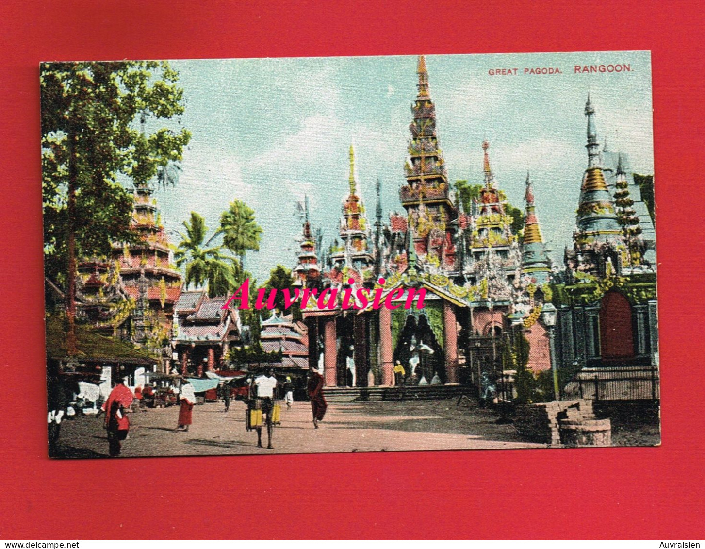 Asie ... Format  8.5 Cm X 13.3 Cm Myanmar (Burma) Birmanie Great Pagoda RANGOON - Myanmar (Burma)