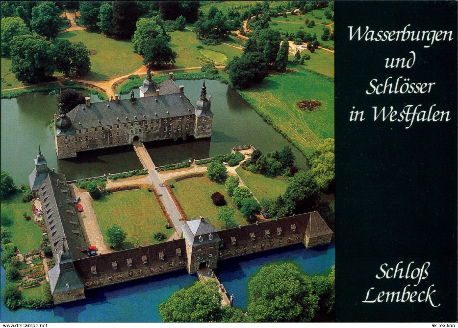 Ansichtskarte Dorsten Schloss Lembeck Luftbild 1983 - Dorsten