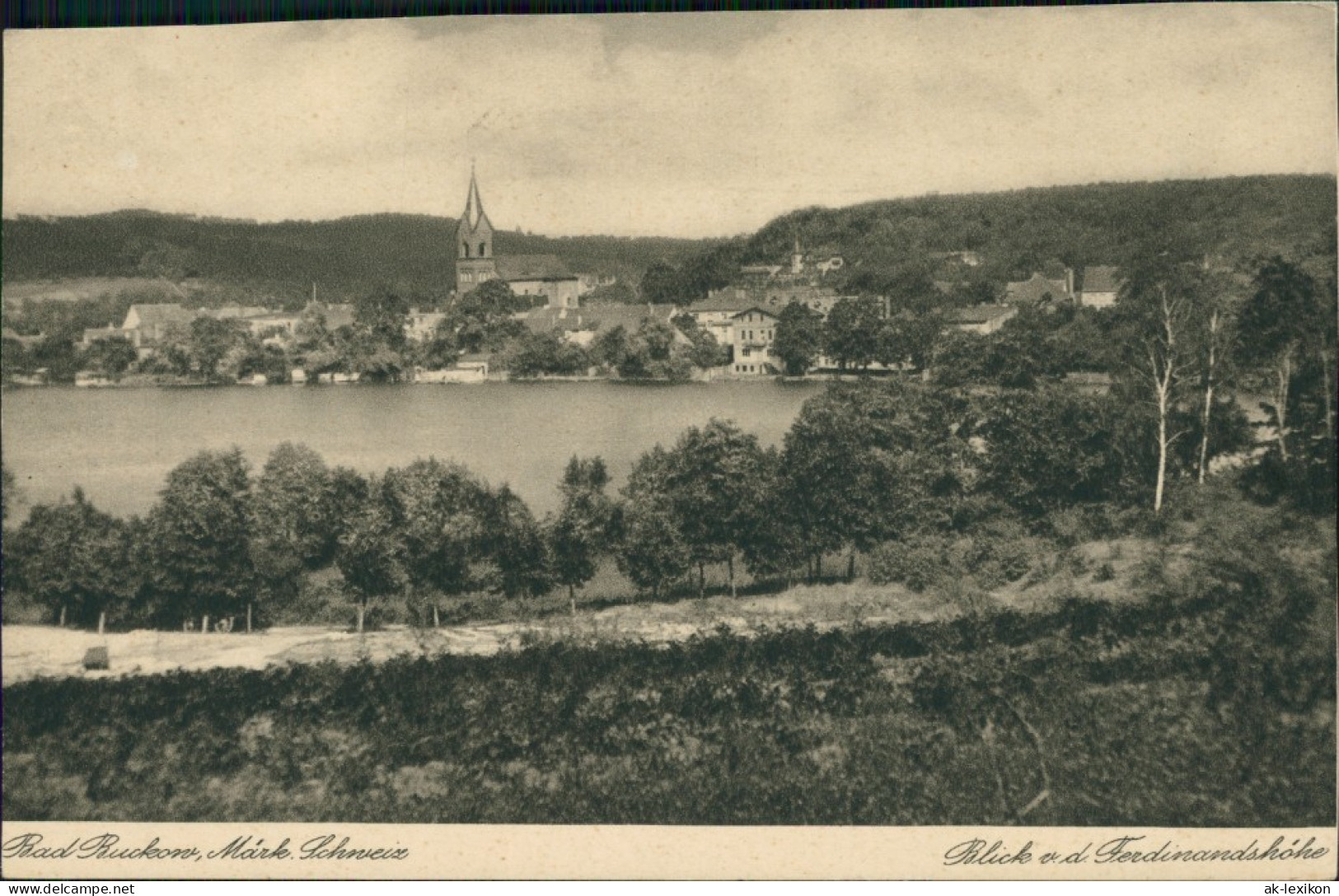 Ansichtskarte Buckow (Märkische Schweiz) Blick Von Der Ferdinandshöhe 1930 - Buckow