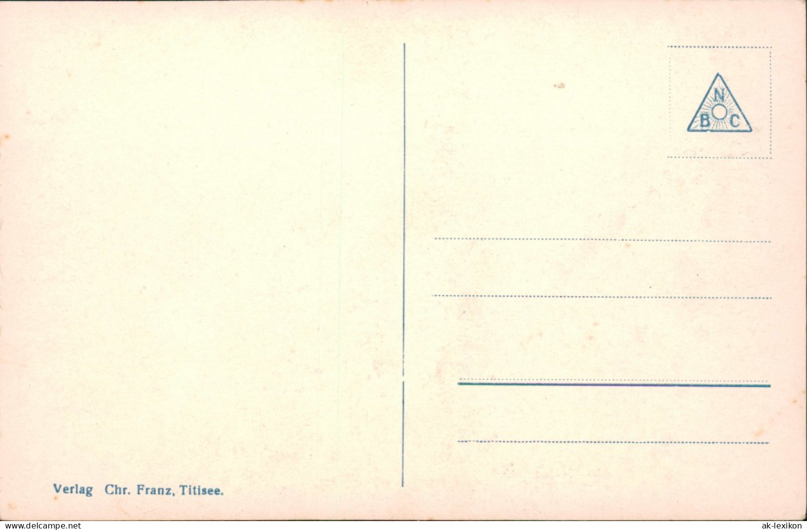 Ansichtskarte Feldberg (Schwarzwald) Feldsee 113 M ü.M. 1915 - Feldberg