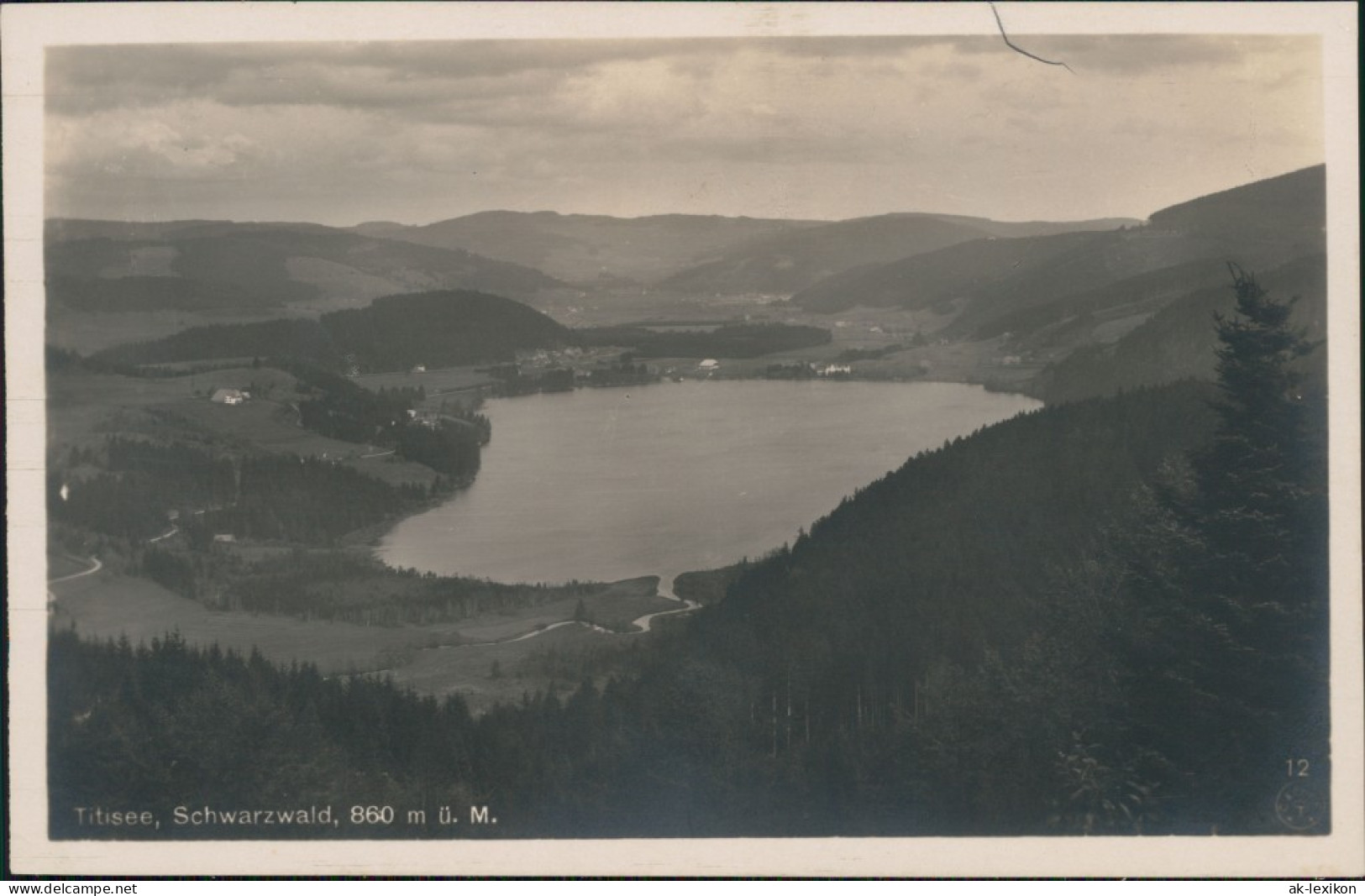 Ansichtskarte Titisee-Neustadt Titisee (Schwarzwald) 860m ü. M. 1915 - Titisee-Neustadt