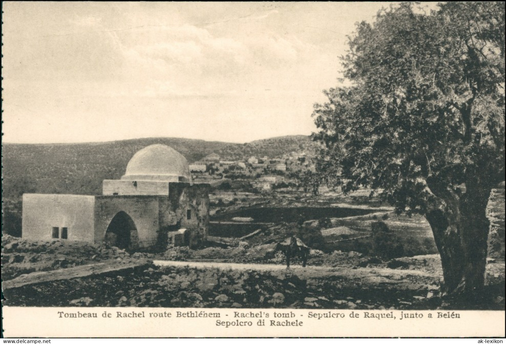 Bethlehem בֵּית לֶחֶם بيت لحم Rachel's Tomb/Rachels Grab 1916 - Israel