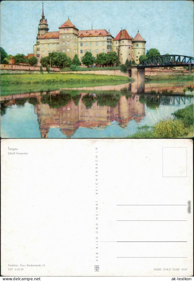 Ansichtskarte Torgau Schloss Hartenfels 1969 - Torgau