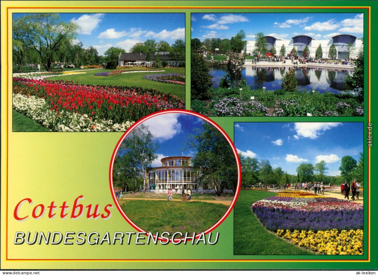 Ansichtskarte Cottbus Choćebuz BUGA/Bundesgartenschau 5 1995 - Cottbus