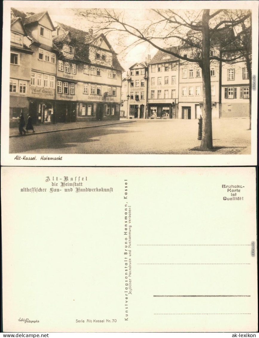 Ansichtskarte Kassel Cassel Partie Am Holzmarkt  Vv 1929 - Kassel