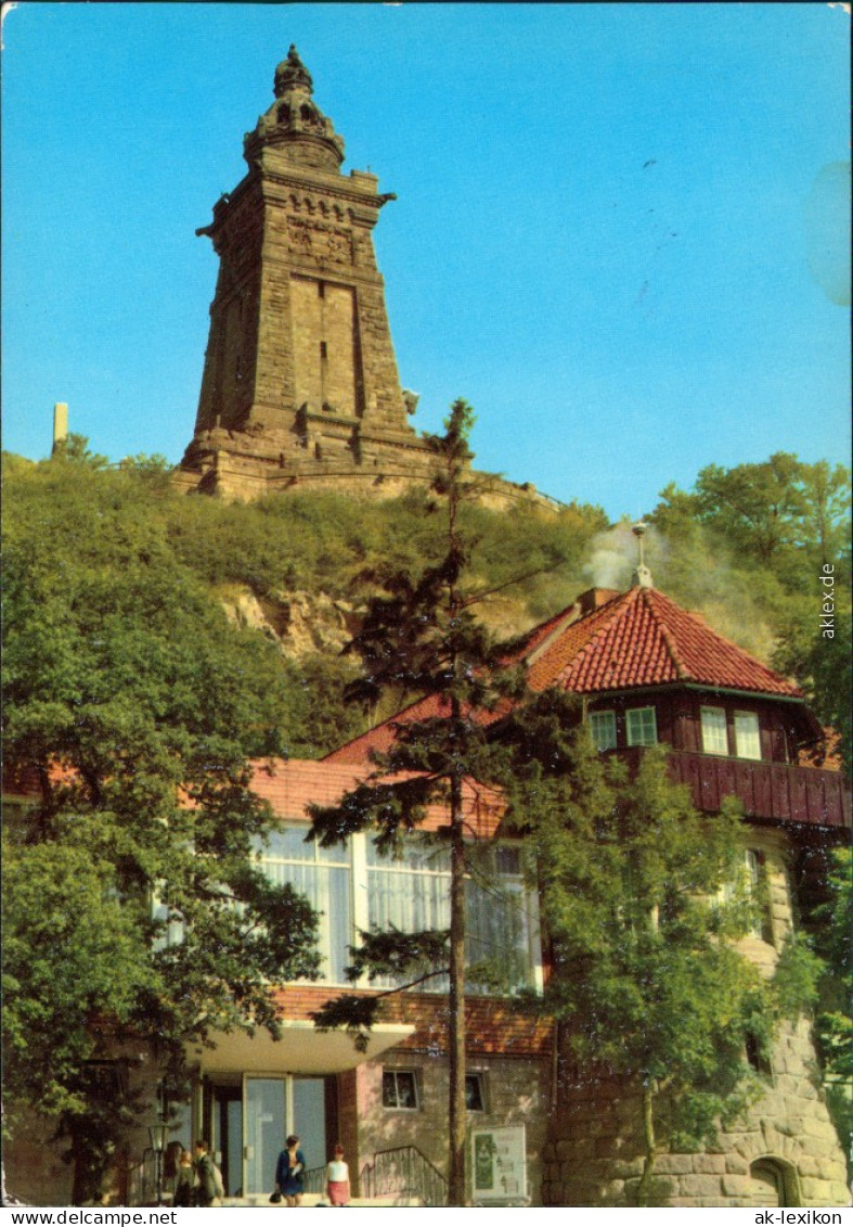 Kyffhäuserland Kaiser-Friedrich-Wilhelm/Barbarossa-Denkmal Mit HOG Burghof 1981 - Kyffhäuser