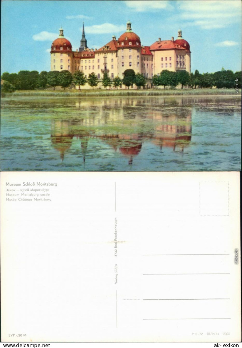 Ansichtskarte Moritzburg Kgl. Jagdschloss 1972 - Moritzburg