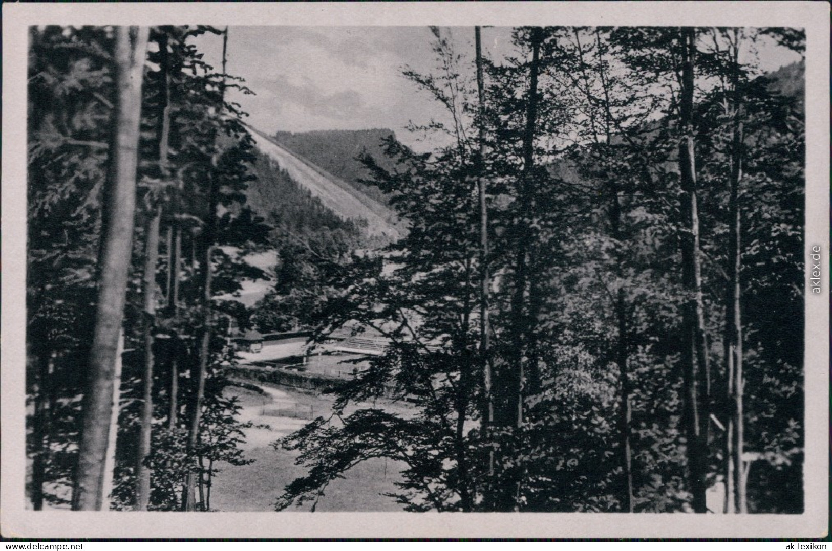 Ansichtskarte Leutenberg Schwimmbad 1956 - Leutenberg